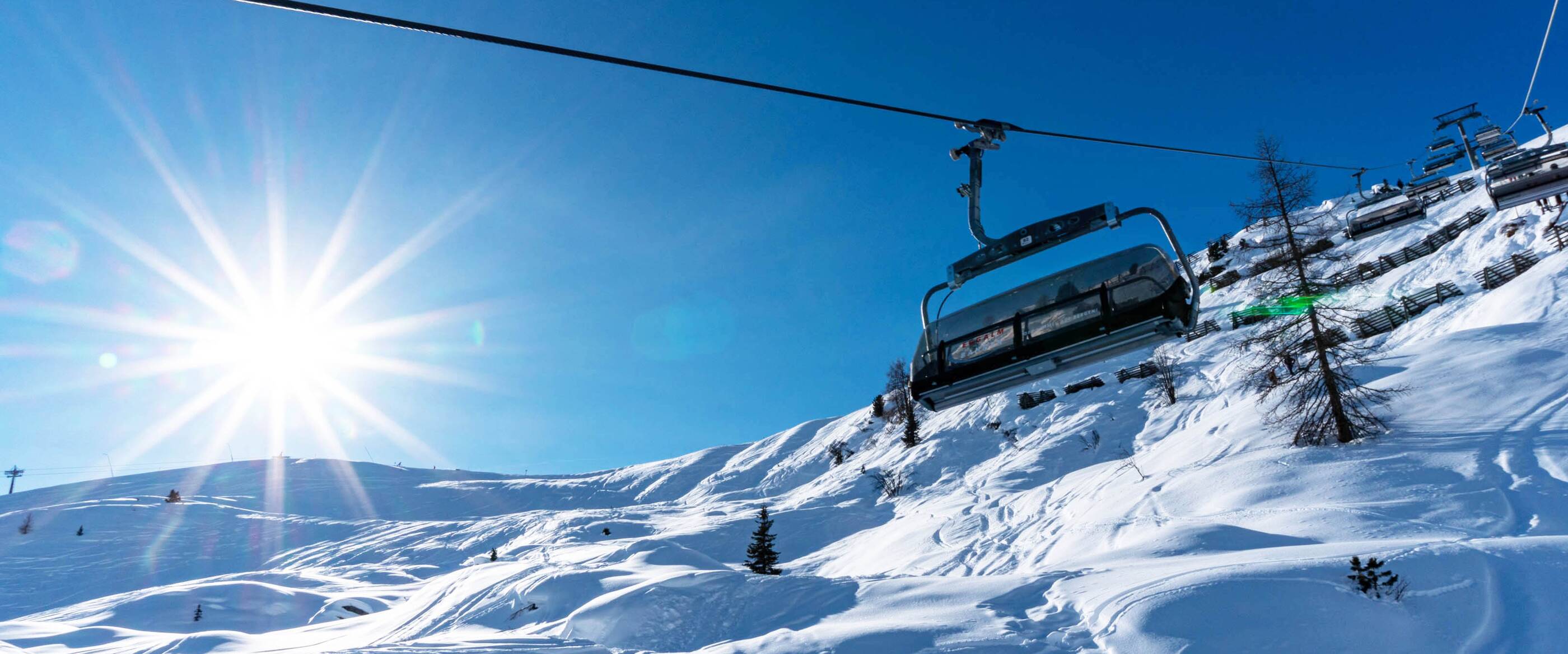 Skifahren Tux