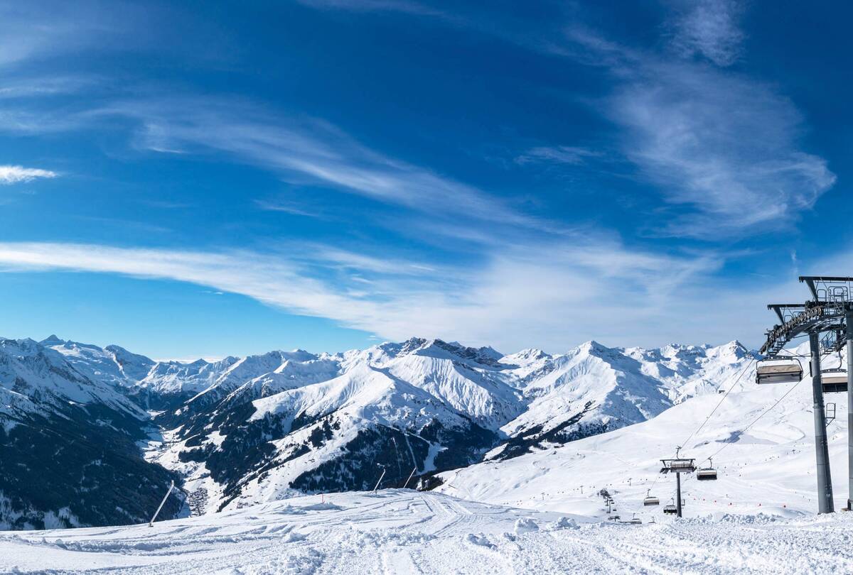 Skiing in the Zillertal